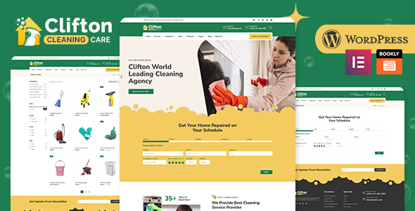Clifton - Cleaning Service Agency WordPress Theme TFx