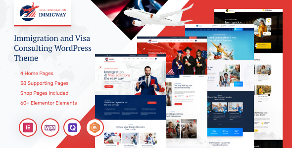 Immigway - Immigration and Visa Consulting WordPress Theme TFx