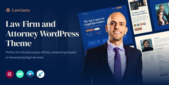 LawGuru - Law Firm and Attorney WordPress Theme TFx