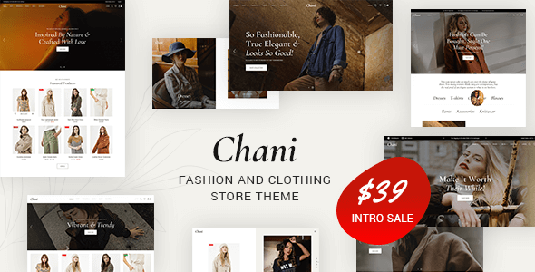 Chani - Fashion And Clothing Store Theme TFx