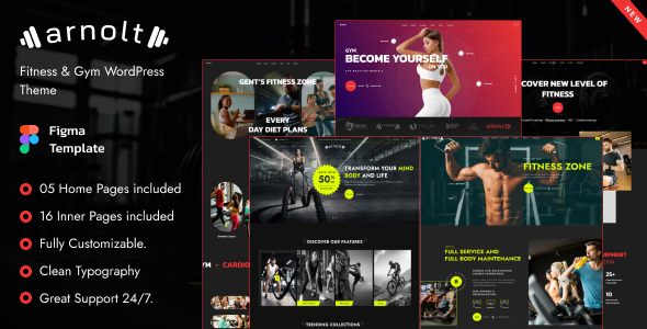 Arnolt - Fitness amp Sports Clothing Figma Template TFx