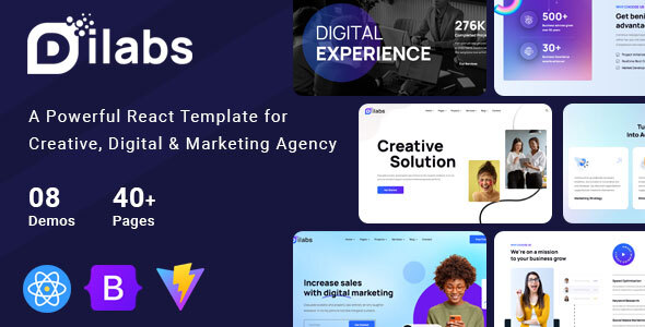 Dilabs - Creative Agency React Template TFx