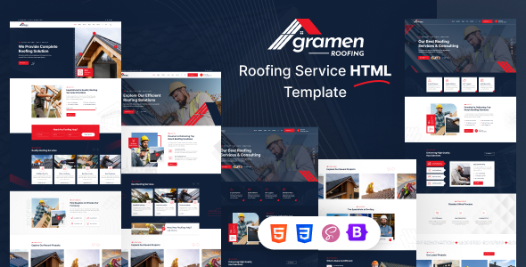 Gramen - Roofing Services HTML Template TFx