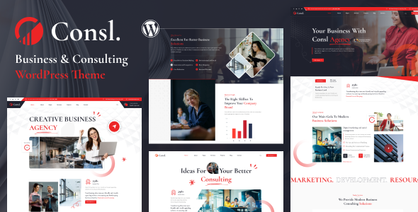 Consl - Consulting Business WordPress Theme TFx