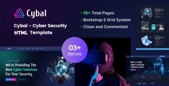 Cybal - Cyber Security HTML Template TFx