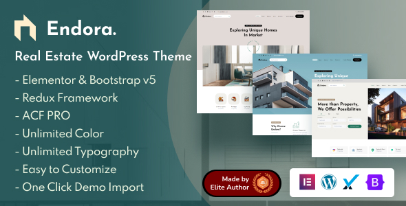 Endora - Real Estate WordPress Theme TFx