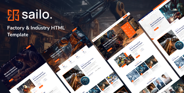 Sailo  Factory amp Industry HTML5 Template TFx