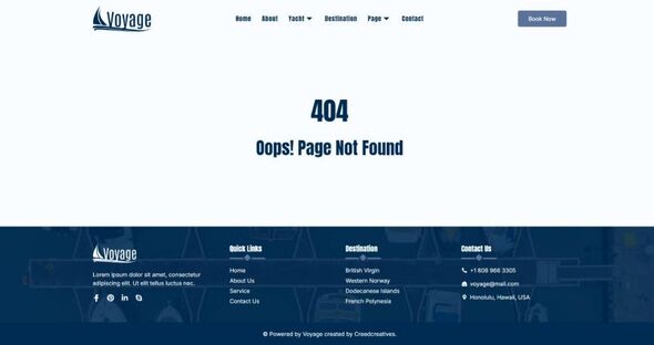 Voyage - Yacht amp Boat Rental Elementor Template Kit TFx