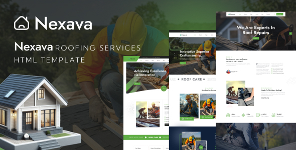 Nexava - Roofing Services HTML Template TFx