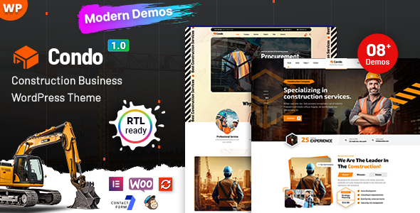 Condo - Construction WordPress Theme TFx