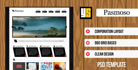 Pasmoso | PSD Template for Corporations Corporate