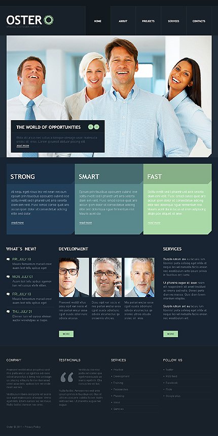 Black Consulting Joomla Template by Cowboy TMT