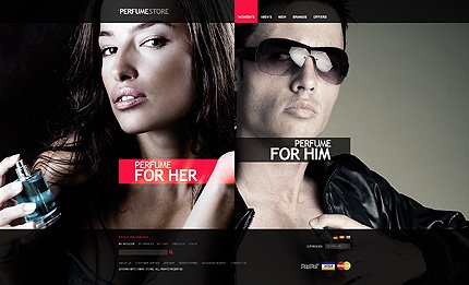 Black Cosmetics Store Magento Theme by Mercury TMT
