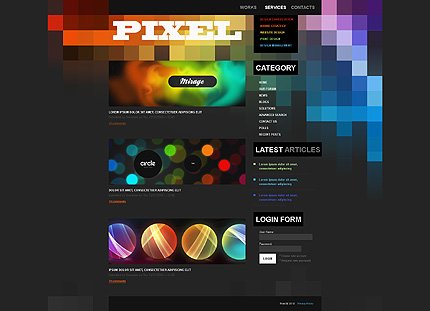 Black Design Studio Drupal Theme by Mercury TMT