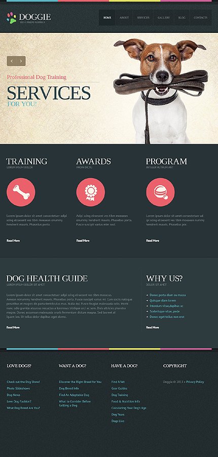 Black Dog Joomla Template by Amour TMT