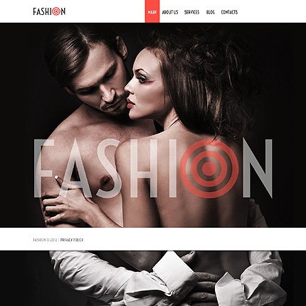 Black Fashion Joomla Theme by Delta TMT