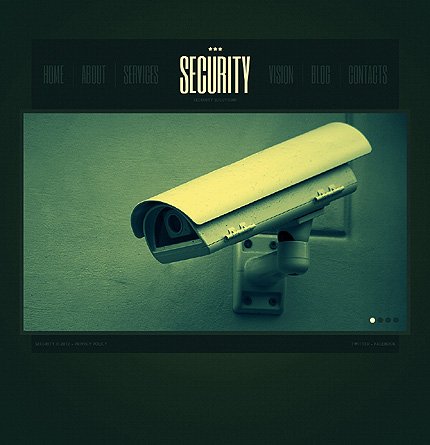 Black & Green Security Joomla Theme by Cowboy TMT