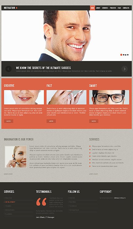 Black & Grey Consulting Joomla Template by Cowboy TMT