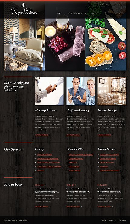 Black Hotels Joomla Theme by Astra TMT