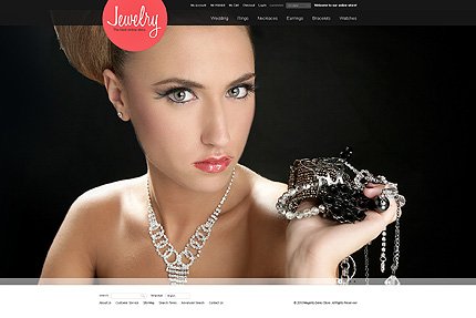 Black Jewelry Magento Template by Di TMT