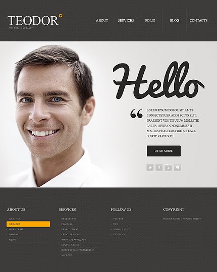 Black SEO Website Drupal Theme by Cowboy TMT