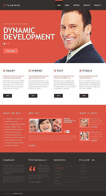 Black & White Consulting Joomla Template by Cowboy TMT