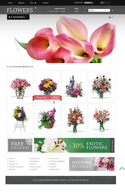 Blooming Flowers TMT