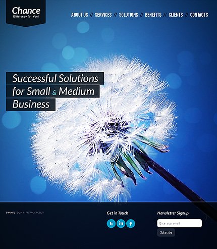 Blue & Black Consulting Joomla Template by Nessy TMT