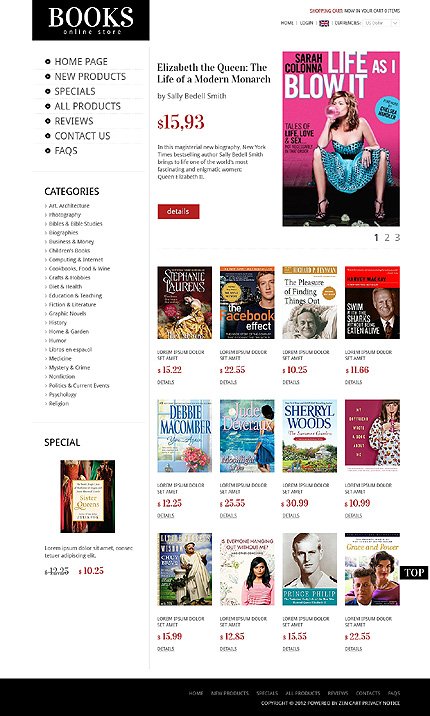 Books & Magazines Zen Cart  TMT