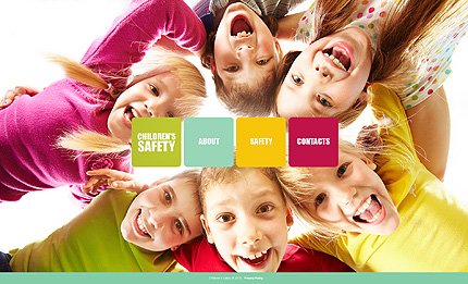 Brown & White Child Charity Drupal Theme by Mercury TMT