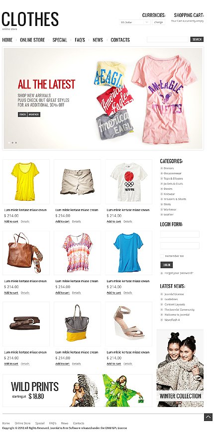 Casual clothes TMT