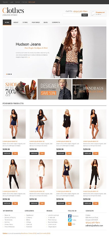 Clothes for All Seasons Jigoshop Themes  TMT