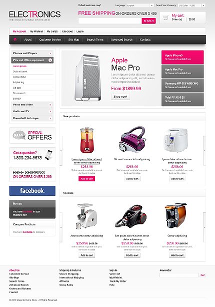 Eectronics Store TMT