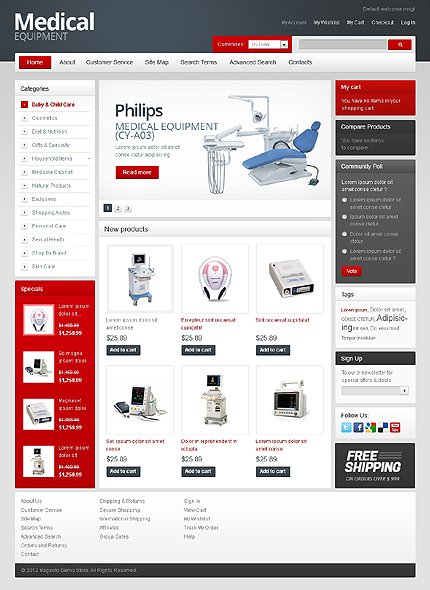 Equipment for Hospitals TMT