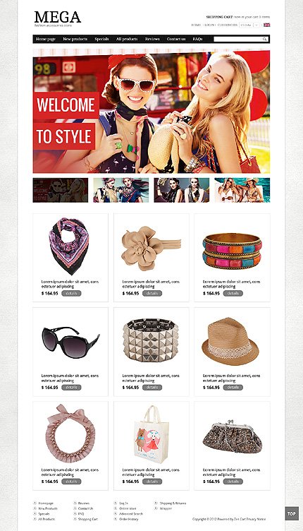 Fashionable Accessories Zen Cart  TMT
