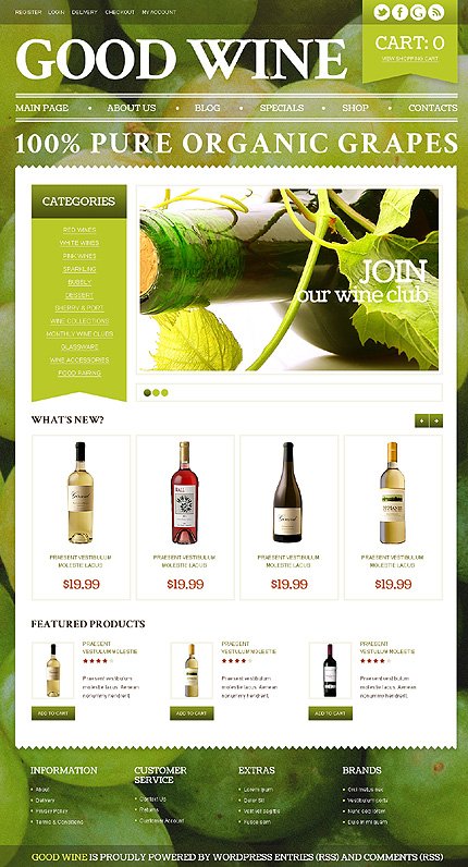 Good Wine Jigoshop Themes  TMT