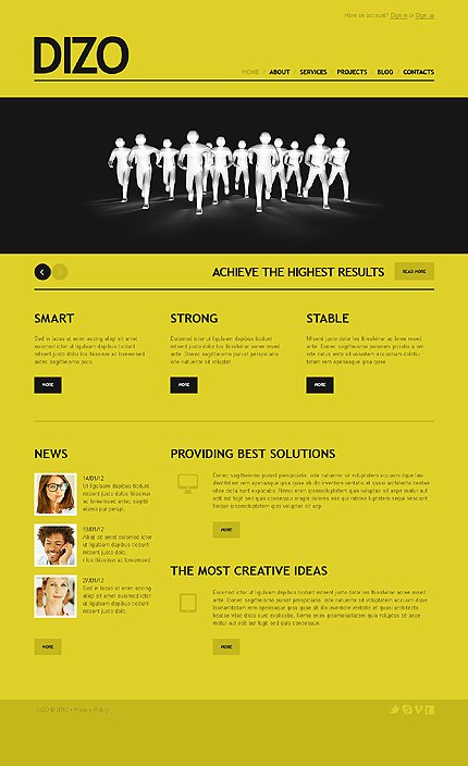 Green Consulting Joomla Template by Cowboy TMT