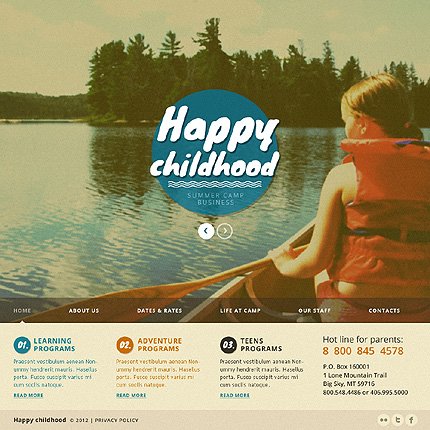 Green Summer Camp Joomla Template by Glenn TMT