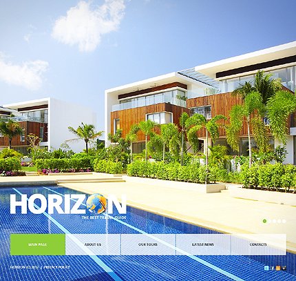 Green Travel Agency Joomla Template by Hinoriko TMT