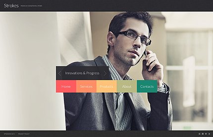 Grey & Black Business Joomla Theme by Hugo TMT