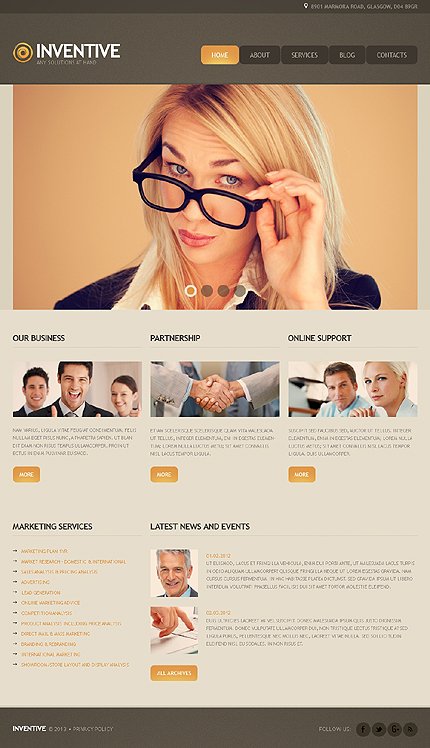 Grey Marketing Agency Joomla Template by Mira TMT