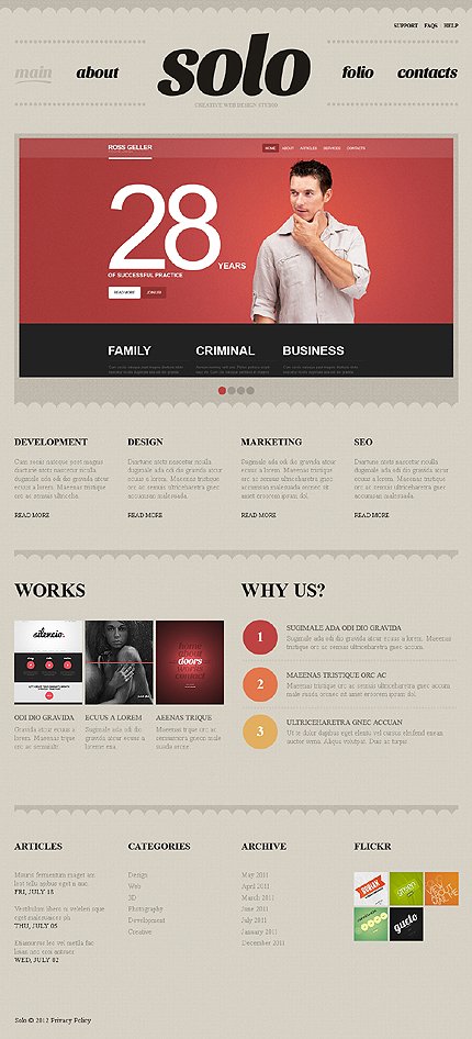 Grey Web Development Joomla Template by Cowboy TMT