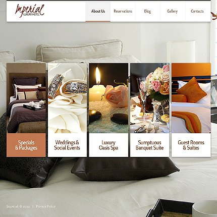 Grey & White Hotels Joomla Theme by Svelte TMT