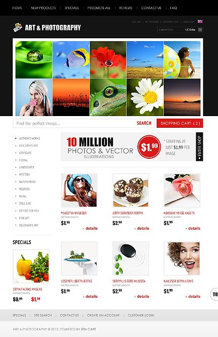 Image Store Zen Cart  TMT