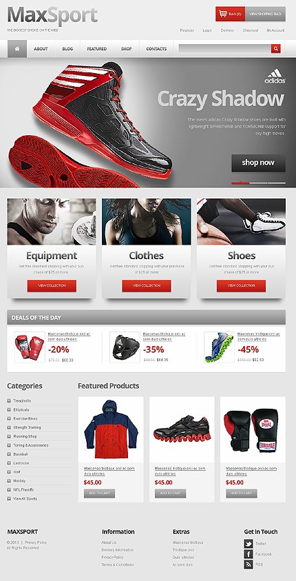 MaxSport Jigoshop Themes  TMT