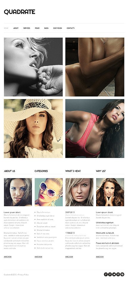 Minimalism Photographer Portfolio TMT