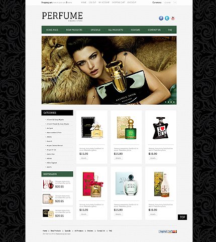Perfumes from Famous Brands Zen Cart  TMT
