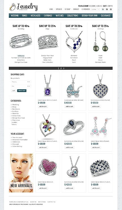 Precious jewelry TMT