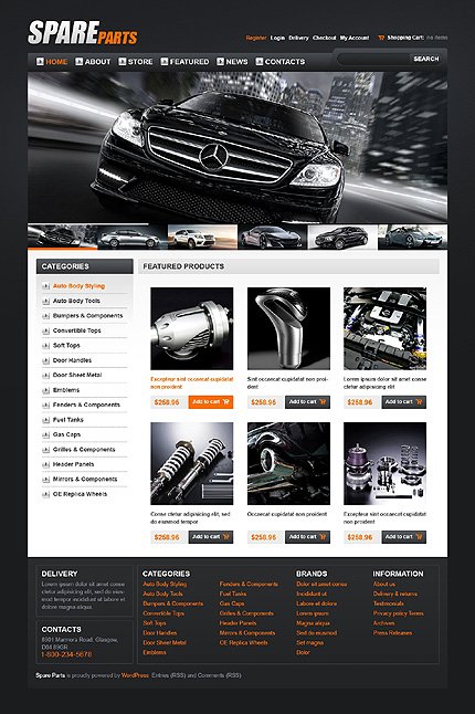 Reliable Spares Jigoshop Themes  TMT