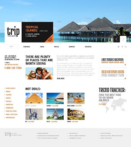 Responsive Travel Agency TMT